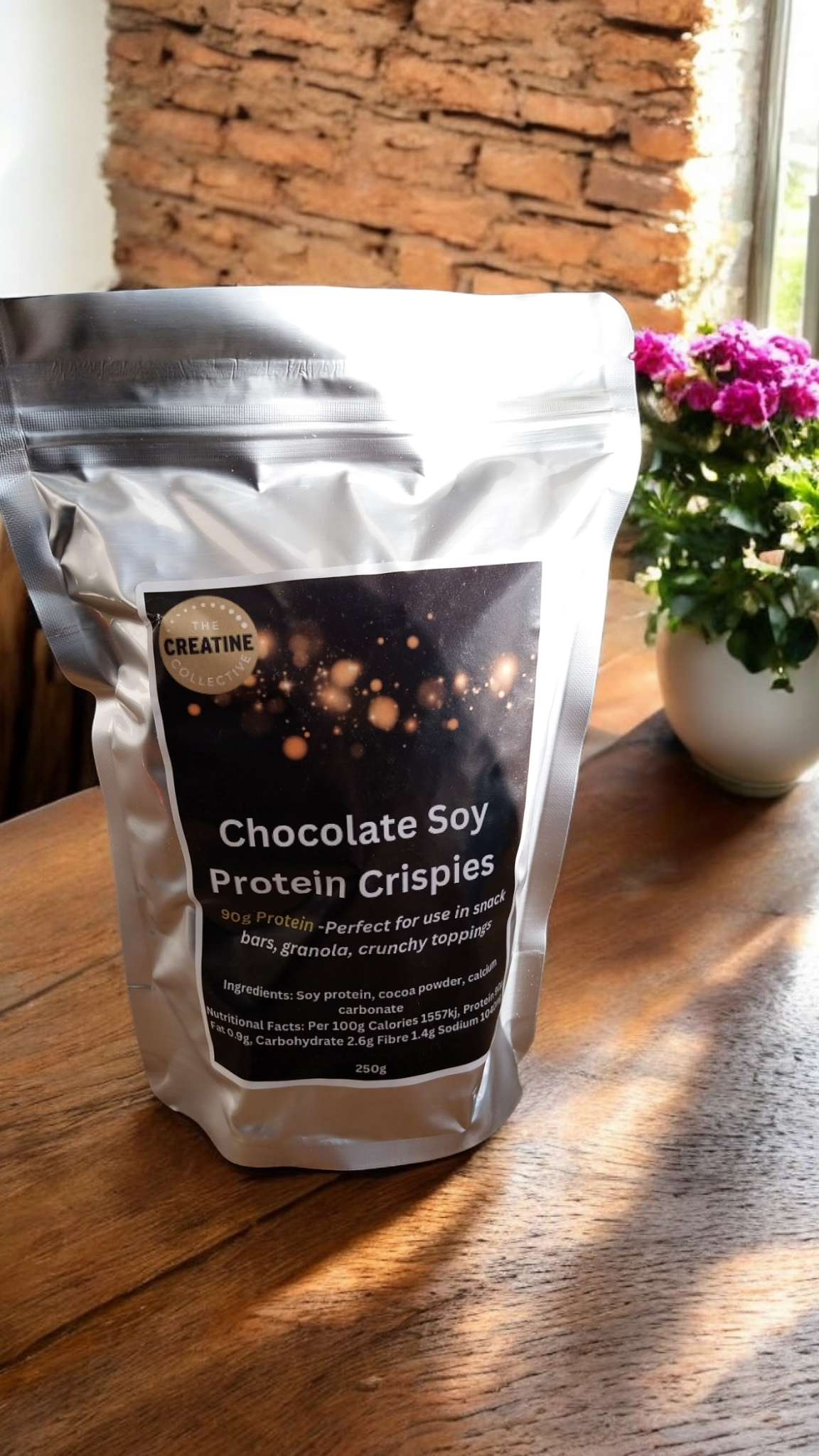 chocolate protein crispy soy